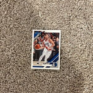 Basketball Trading Card - White and Blue Player Card